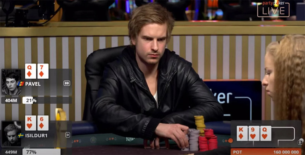 Poker player Victor Blom