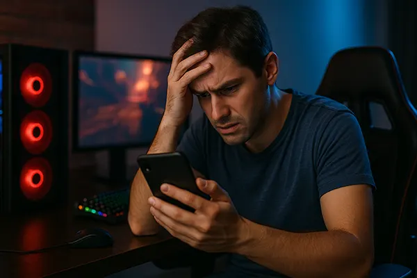 Competitive gaming stress