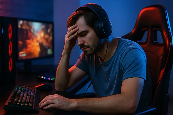 Competitive gaming stress