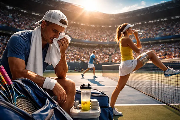 training session tennis