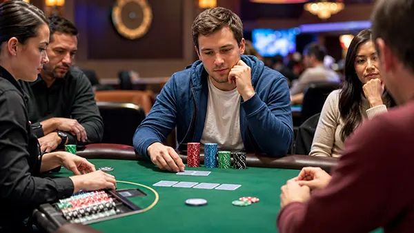 Live poker tournament