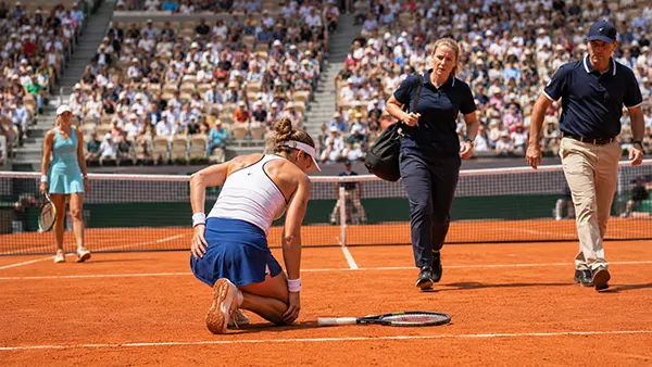 Tennis medical time-out