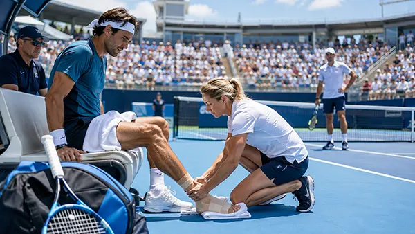 Tennis medical time-out